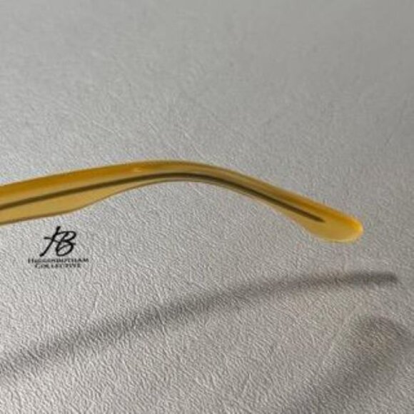 SPEKTRE MEMENTO AUDERE SEMPER ACETATE EYEGLASS FRAMES YELLOW 51-20-150 NEW* - Picture 13 of 16